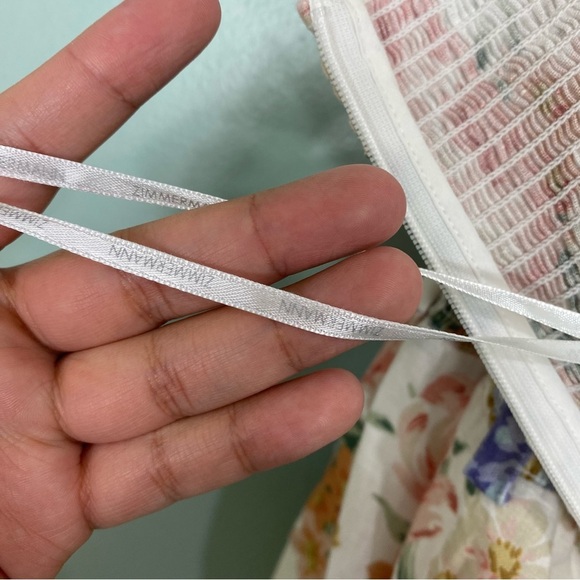 Zimmermann Bowie Strapless Floral‎ Print Linen Jumpsuit Sz 4?? - Picture 10 of 15